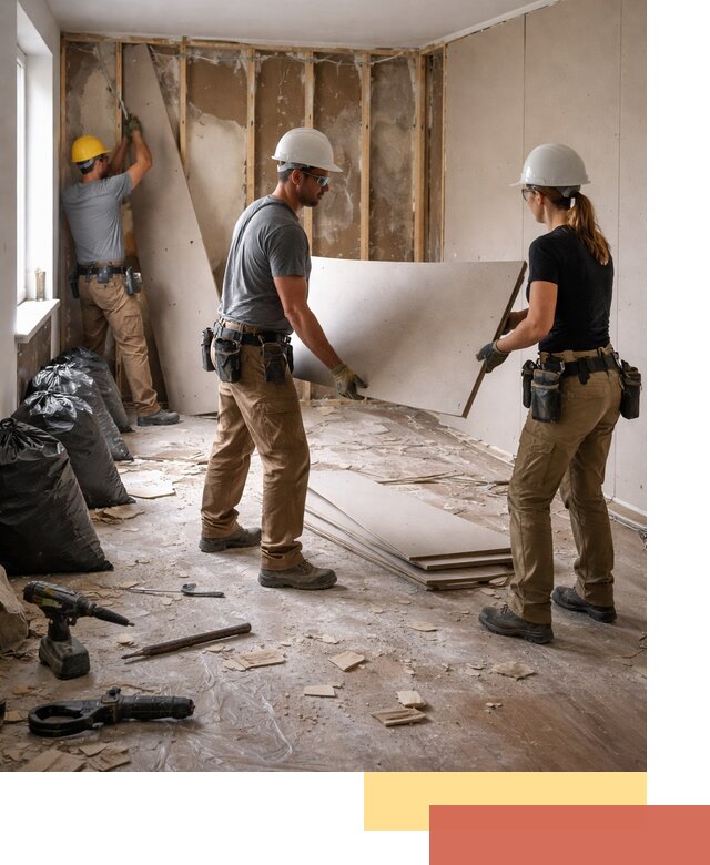 Демонтаж стеновых панелей в Амурске быстро и аккуратно