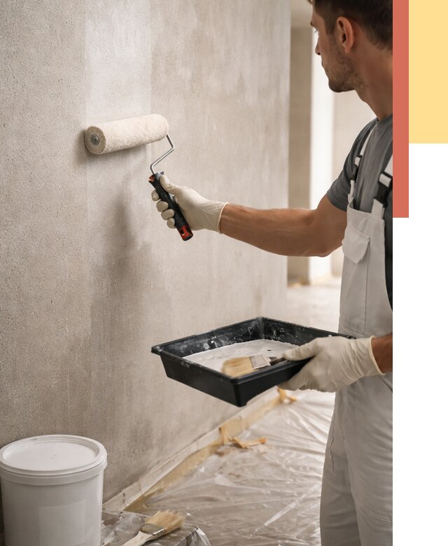 Грунтовка стен в Амурске от 2273 руб. м2 — быстро, недорого, с материалом | ОТДЕЛОЧНИК-Мрс