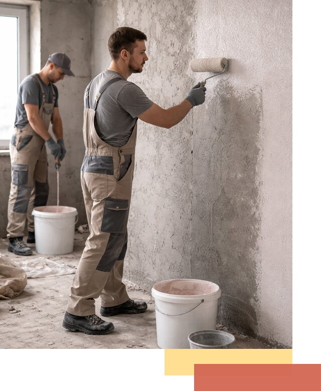 Нанесение бетоноконтакта на стены в Амурске для последующей отделки