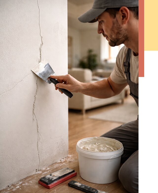 Заделка трещин и сколов в Амурске от 2531 руб. — быстро и недорого | ОТДЕЛОЧНИК-Мрс