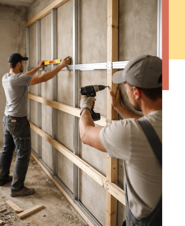 Устройство обрешетки под панели в Амурске от 2170 руб. — монтаж под ключ | ОТДЕЛОЧНИК-Мрс