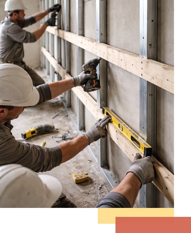 Устройство обрешетки под панели в Амурске