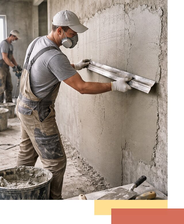 Штукатурка бетонных стен в Амурске качественно и долговечно