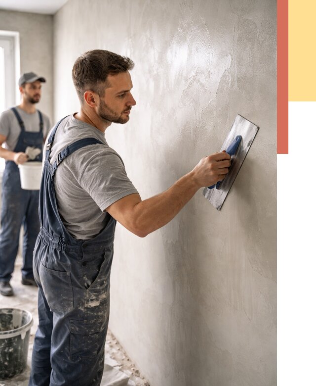 Глянцевание штукатурки стен в Амурске от 7749 руб. — услуги и затирка | ОТДЕЛОЧНИК-Мрс