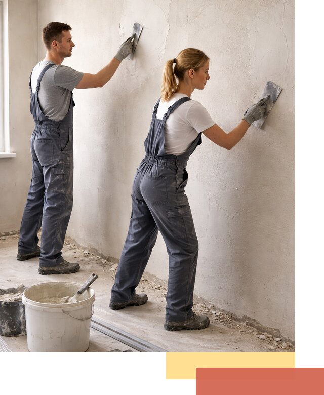 Штукатурка стен под обои в Амурске профессионально и быстро