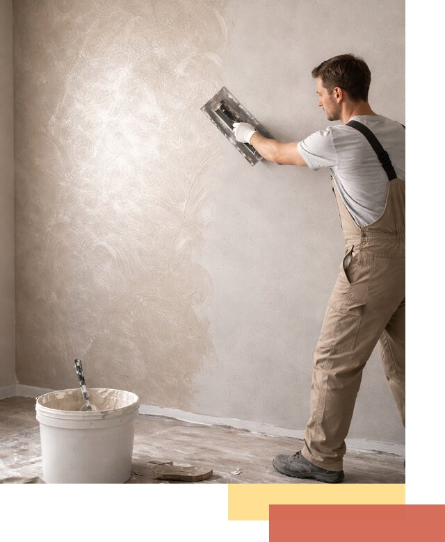 Декоративная штукатурка «Мокрый шелк» под ключ в Амурске