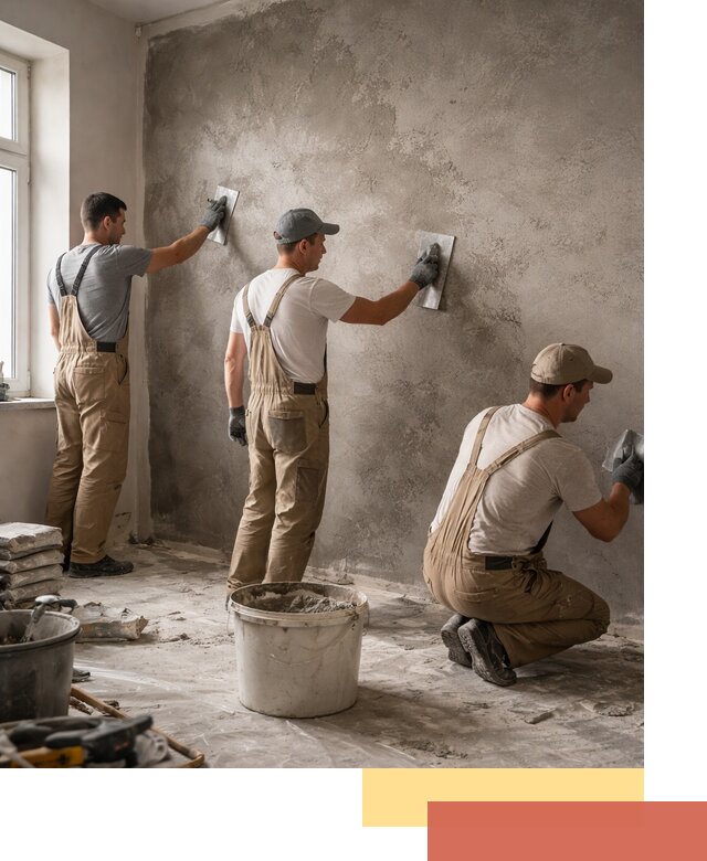 Декоративная штукатурка под бетон в Амурске для стен и потолков