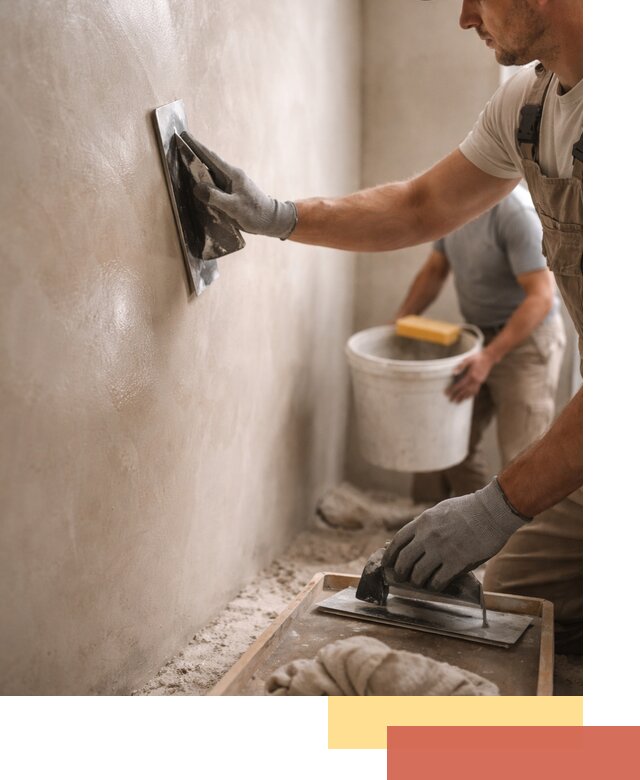 Нанесение марокканской штукатурки таделакт в Амурске