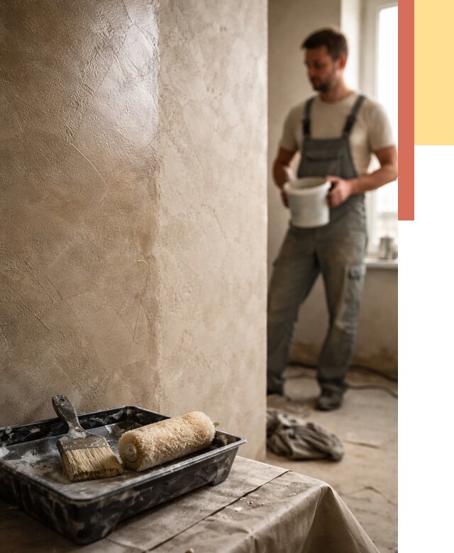 Нанесение воска на штукатурку в Амурске от 3616 руб. | Услуги ОТДЕЛОЧНИК-Мрс