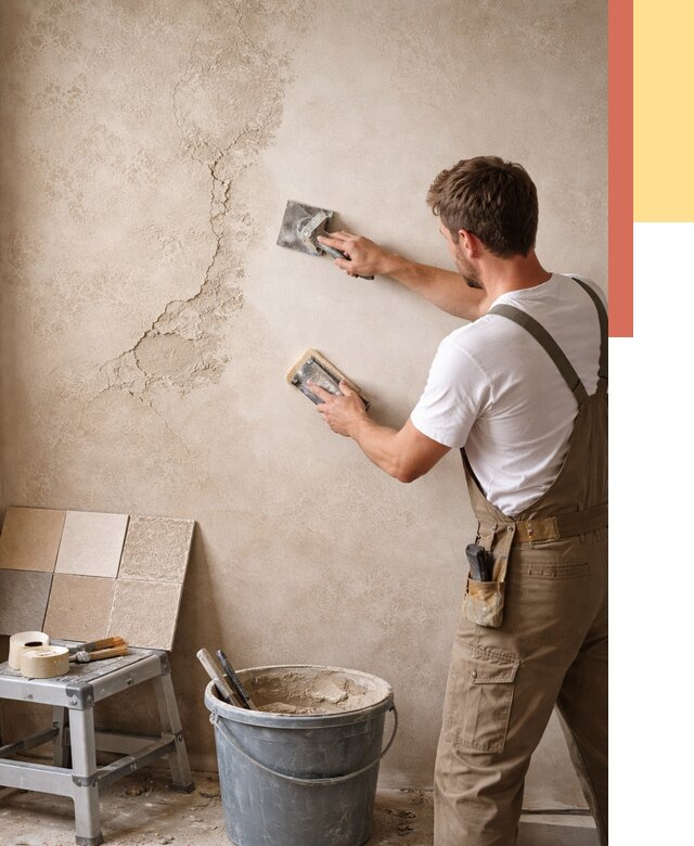 Ремонт декоративной штукатурки в Амурске от 4649 руб. под ключ | ОТДЕЛОЧНИК-Мрс