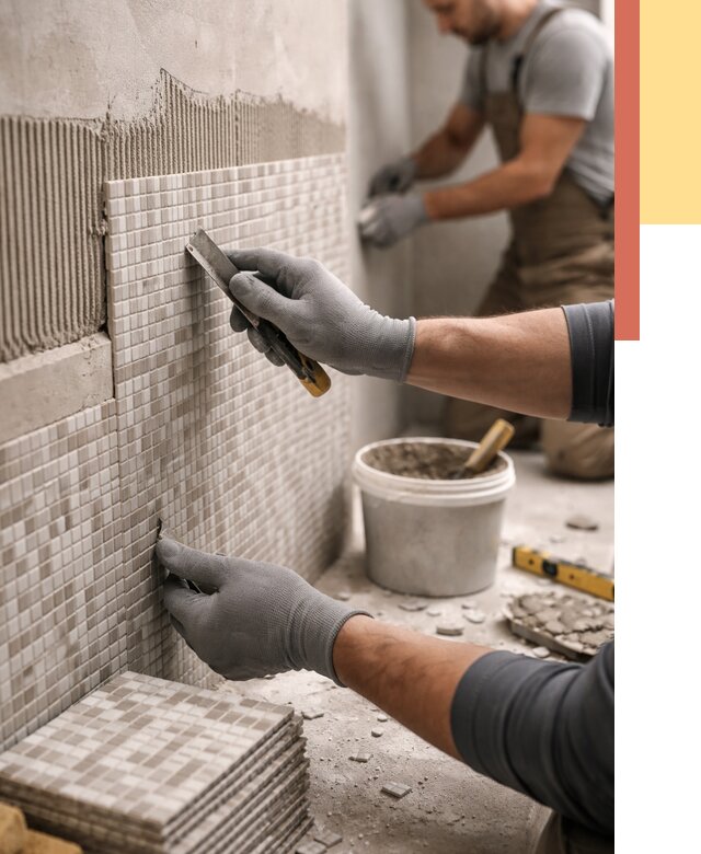 Облицовка стен мозаикой в Амурске от 3306 руб/м2 — укладка мозаики на стены | ОТДЕЛОЧНИК-Мрс