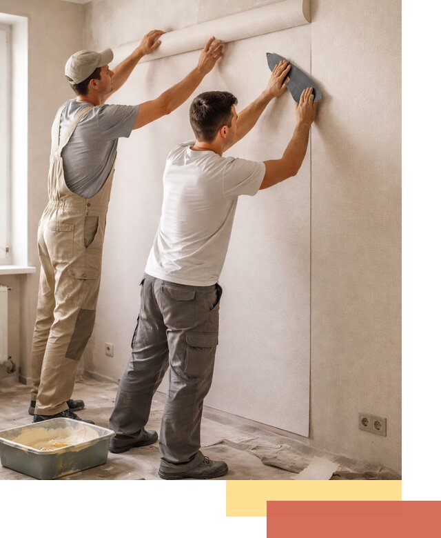 Поклейка виниловых обоев в Амурске профессионально и качественно