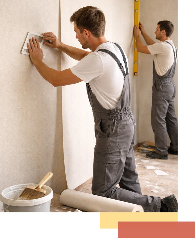 Поклейка бумажных обоев в Амурске качественно и недорого