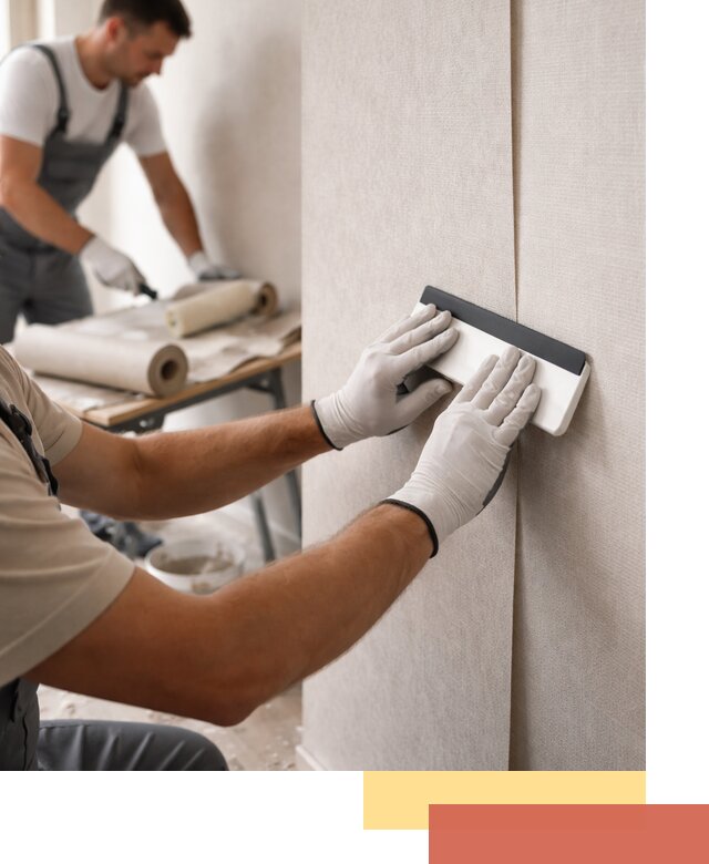 Поклейка обоев под покраску в Амурске профессионально и быстро