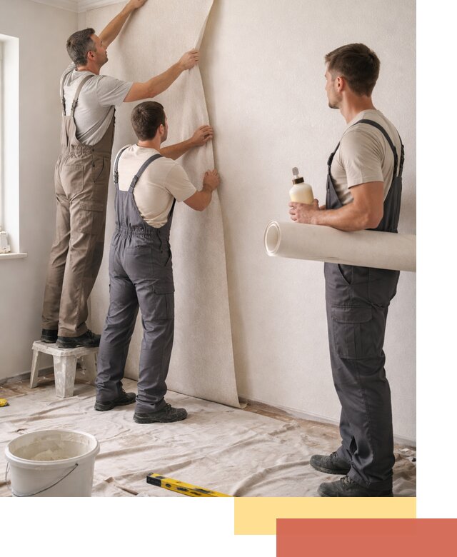 Оклейка стен обоями в Амурске — качественно и профессионально