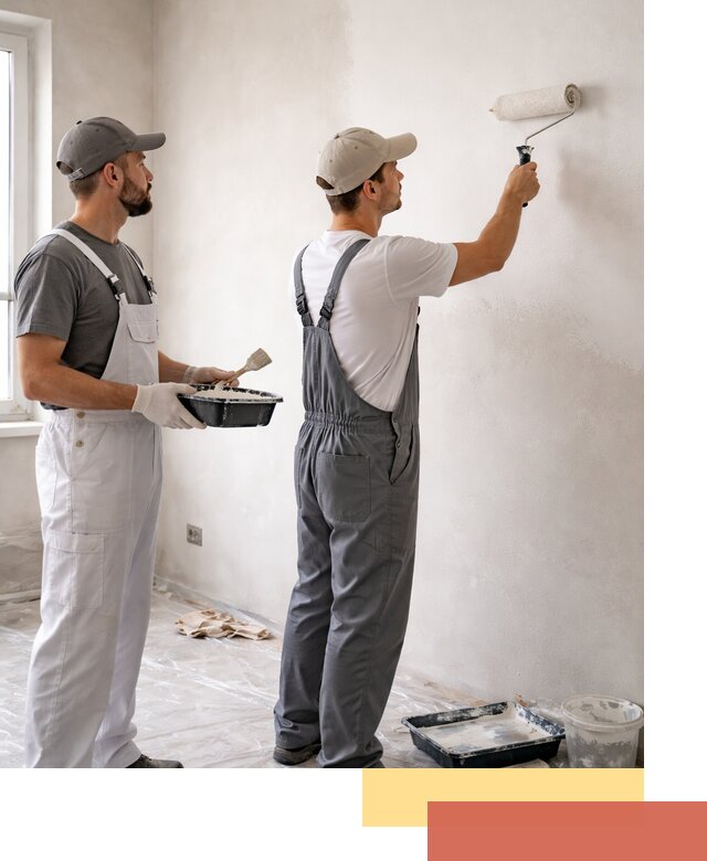 Покраска стен водоэмульсионной краской в Амурске