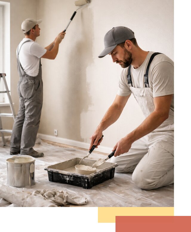 Покраска стен в квартире в Амурске — профессионально и аккуратно