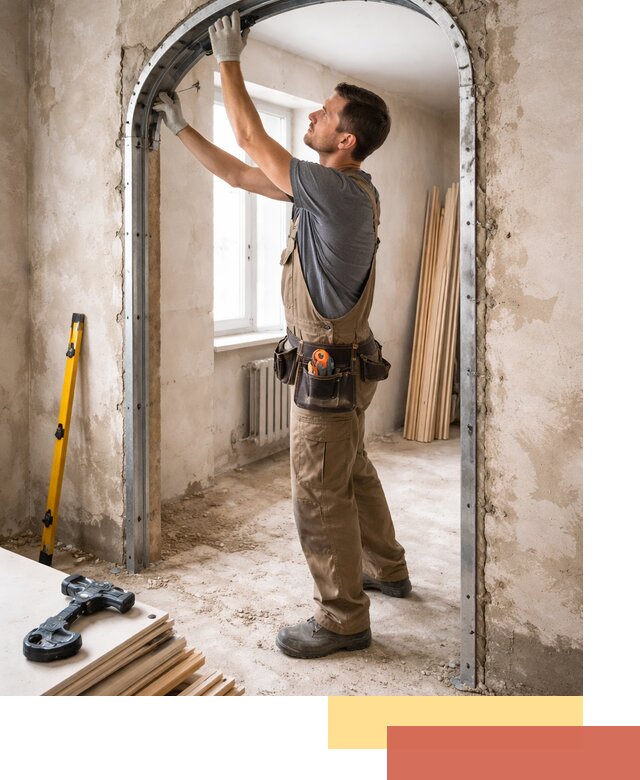 Устройство арочного проема в Амурске под ключ