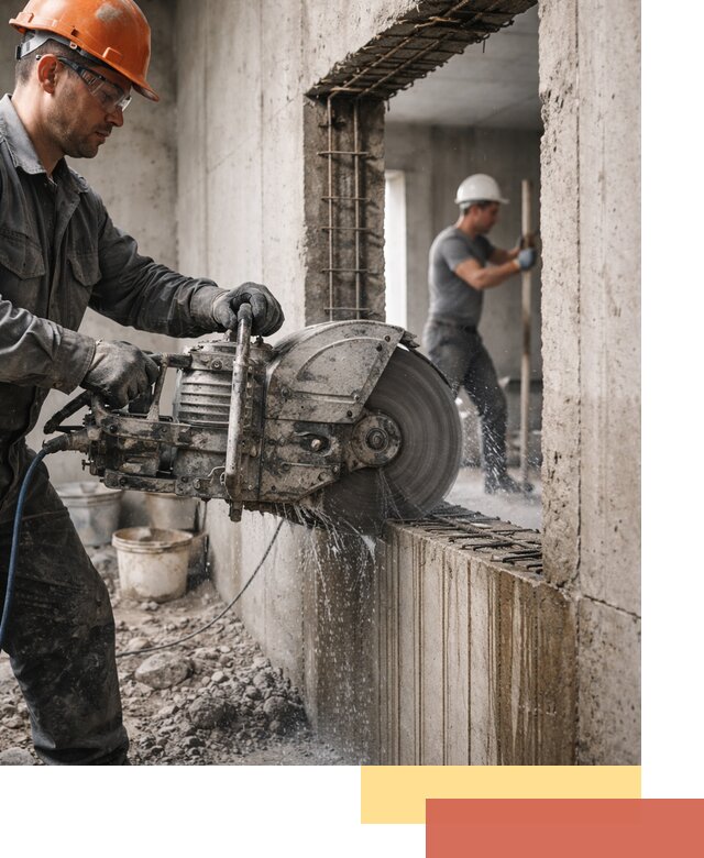 Алмазная резка проемов в Амурске быстро и точно