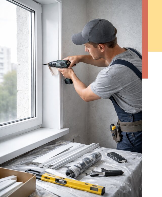 Установка пластиковых откосов в Амурске от 2325 руб. | ОТДЕЛОЧНИК-Мрс монтаж, быстро и недорого