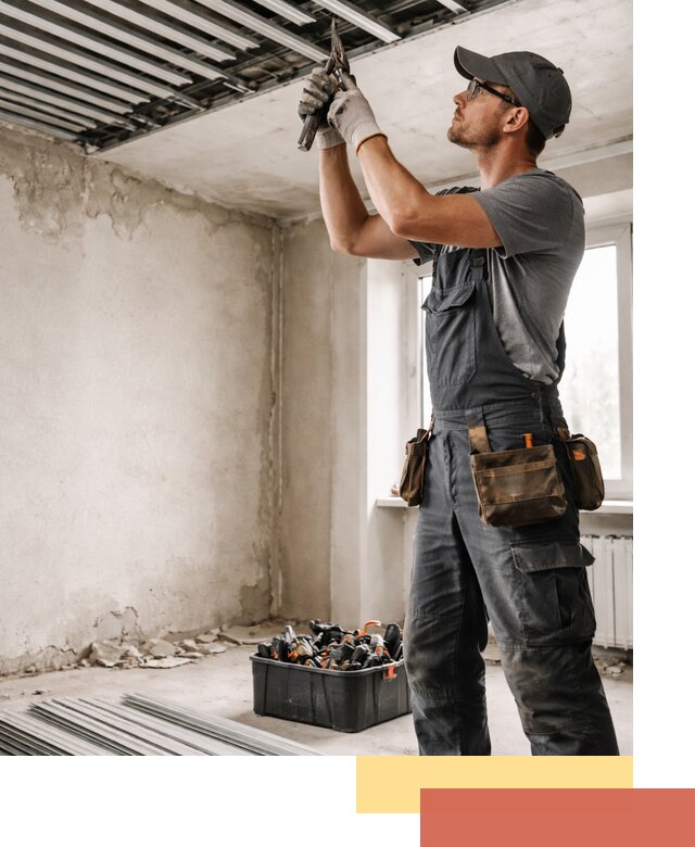 Демонтаж реечного потолка в Амурске быстро и аккуратно