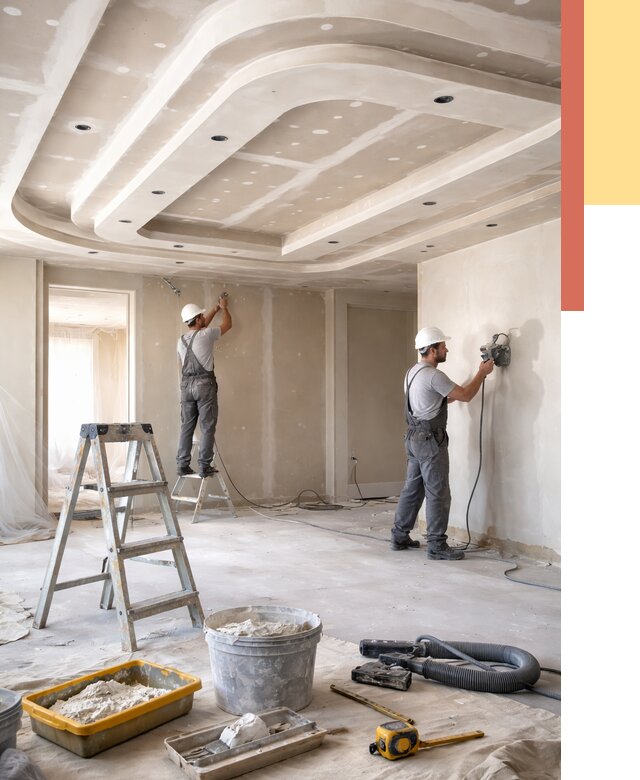 Многоуровневый потолок из гипсокартона в Амурске от 775 руб. под ключ | ОТДЕЛОЧНИК-Мрс