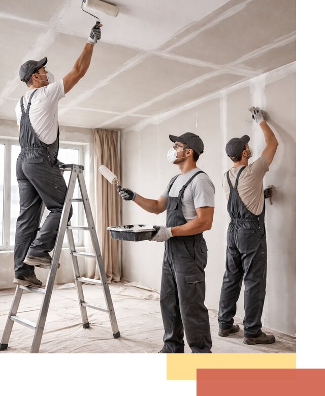 Покраска потолка из гипсокартона в Амурске качественно и недорого