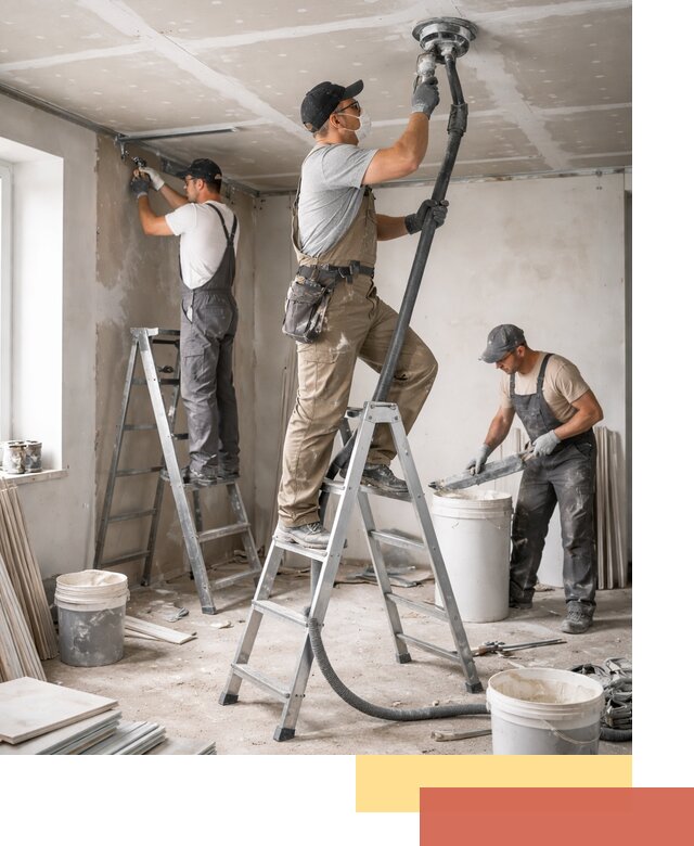 Ремонт потолка из гипсокартона в Амурске: быстрый и качественный монтаж