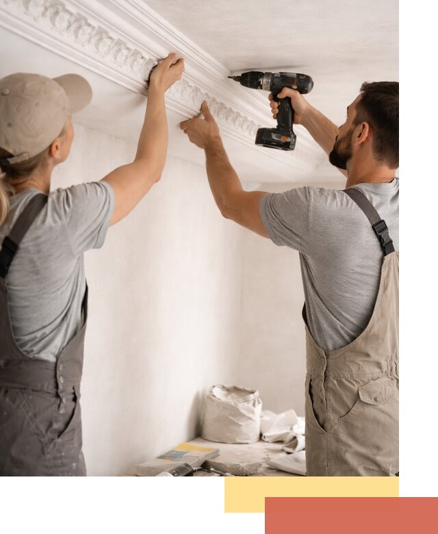 Профессиональный монтаж лепнины на потолок в Амурске