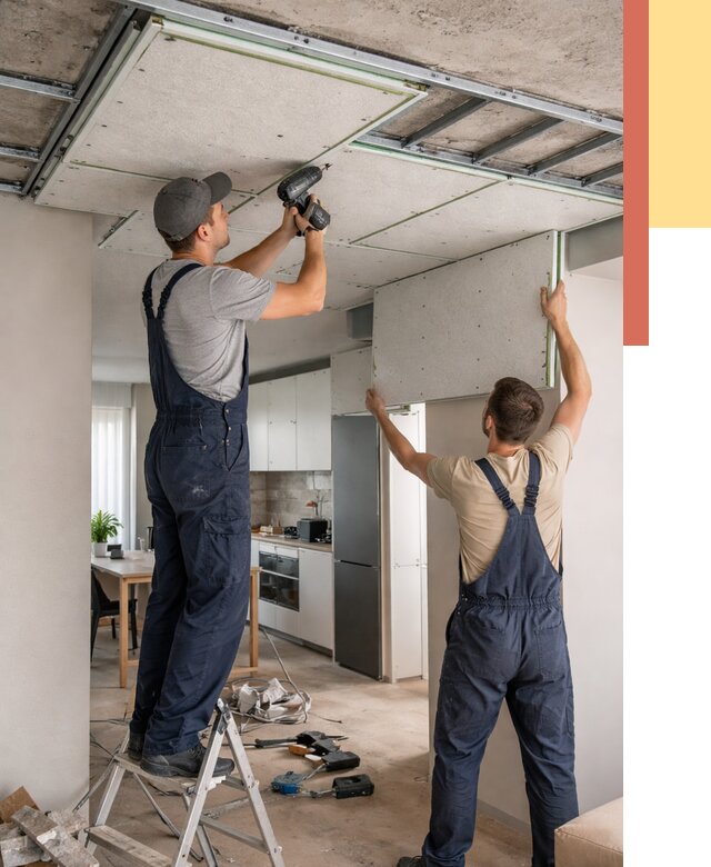 Шумоизоляция потолка панелями зипс в Амурске от 1911 руб. под ключ | ОТДЕЛОЧНИК-Мрс